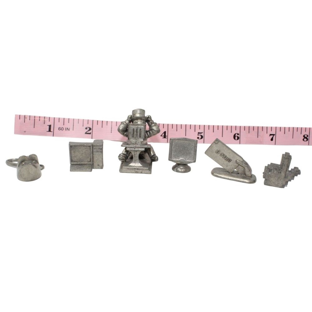 Monopoly Dot Com Edition Tokens 6PC Set Replacement Parts For Board Game Movers - Picture 4 of 4